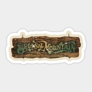 the splash mountain resplang VIntage Sticker